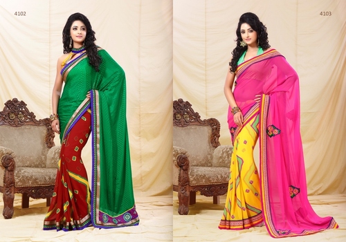 Stylish Fancy Sarees Supply Surat India