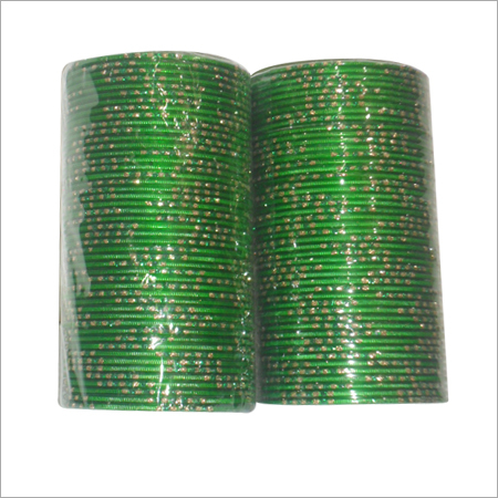 Unique Coating Green Bangles