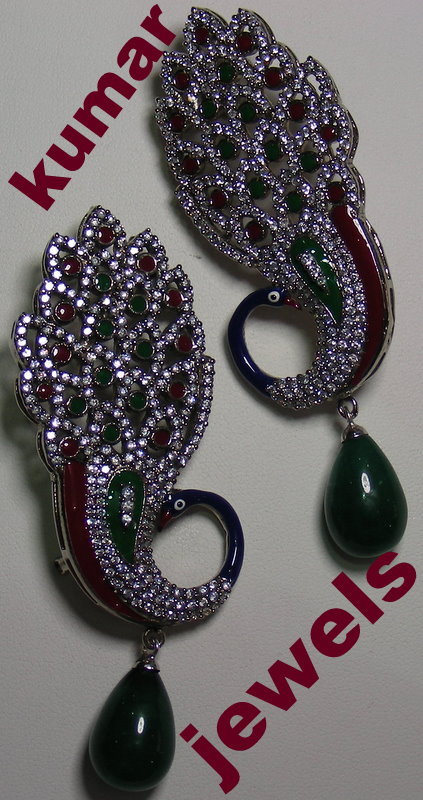 PEACOCK STYLE EAR COVER EARRING