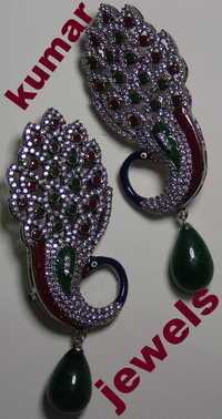 Peacock Style Ear Cover Earring