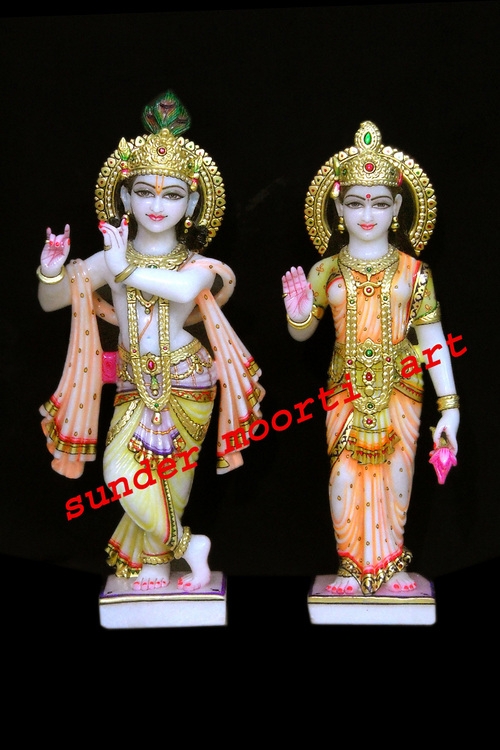 Marble Radha Krishna Ji Statues