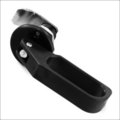 L Handle Locking - Plastic, 100x50 Mm, Black | Easy Installation, High Strength, Versatile Use, Secure Locking For Doors, Drawers, Windows