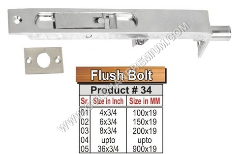 Flush Bolt Tower Bolt
