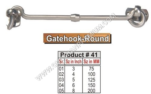 Gate Hook Round Tower Bolt