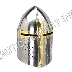 Benzara Metal Crusader Helmet