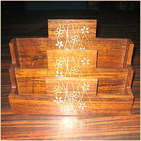 Wooden Desk Organizer