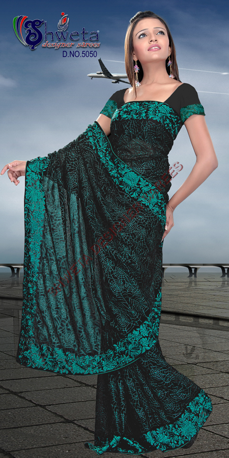 Resham Work Sarees