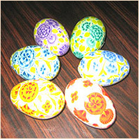 Wooden Easter Eggs