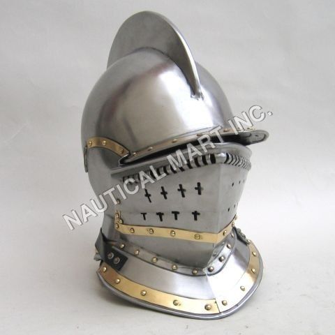 Armor Medieval Roman Bergonet Knight Helmet