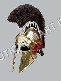 Trojan Brass Helmet
