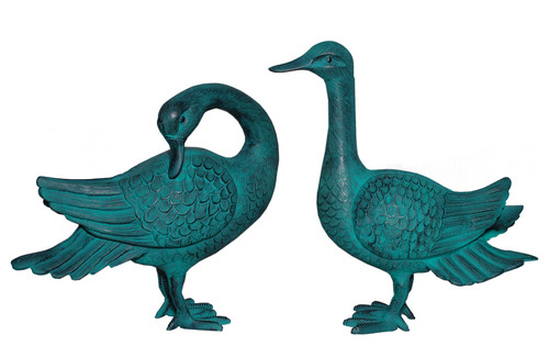 Geese Pair Sculpture