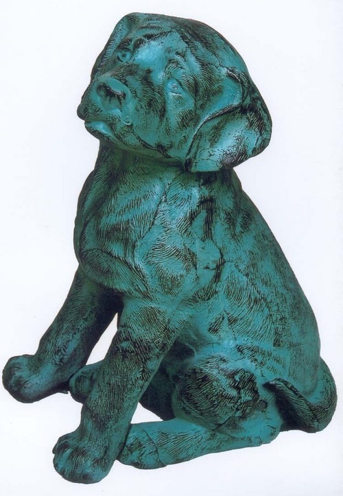 Dog Sculpture in Aluminium