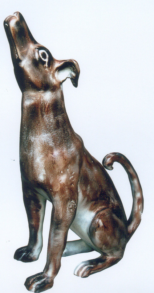 Aluminium Dog Sculpture