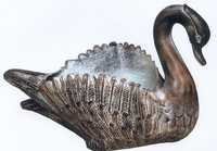 Aluminium Duck Planter - Color: Multicolor