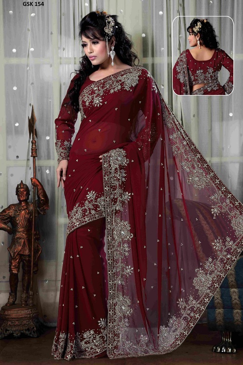 Shaded Designer Sarees