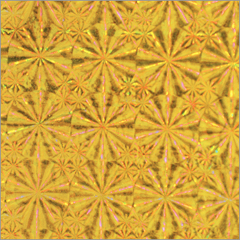 Border (Multi Highliter) - Plastic, 10x10cm, Gold | Multi-Color, Bold Highlights, Adhesive, Durable, Geometric Pattern