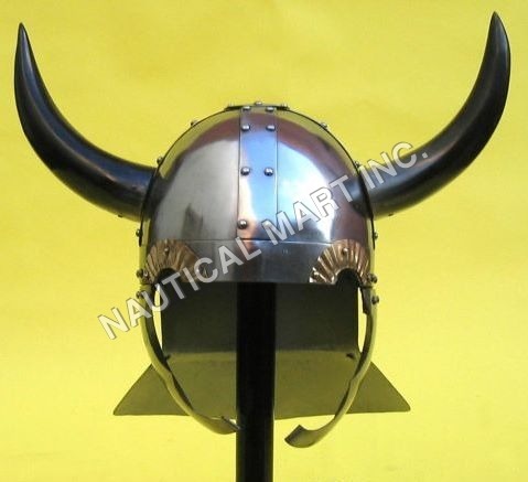 HORNED VIKING HELMET ADULT SIZE 