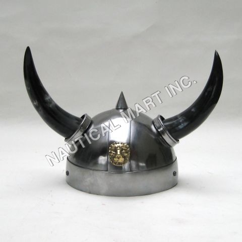 Armour Helmet Viking Horn Adult Size