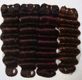 Remy Deep Wave Machine Hair - 100% Human Hair, 8"-30" Length, Dark Brown | Deep Wave Texture, Easy Application, Natural Look