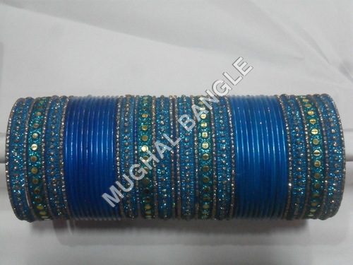 Fancy Metal Bangle Set