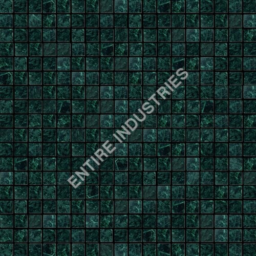 Green Mosaic Tile Backsplash