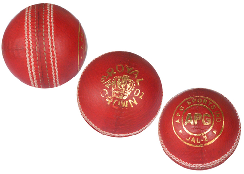 Leather Cricket Ball - 100% Waterproof, 156-163g Weight | Handmade with 5 Layer Wool & Cow Leather, Ideal for Adults