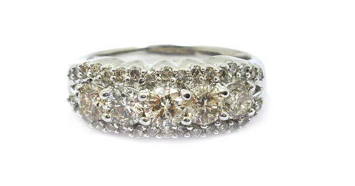 Engagement Diamond White Gold Rings