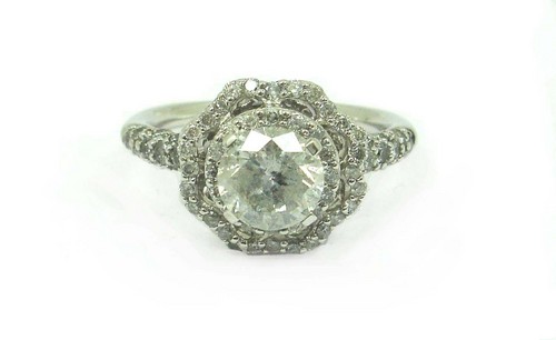 Engagement Diamond White Gold Rings
