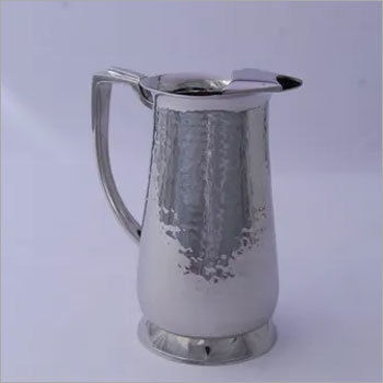 Silver Hammered Jug Heavy