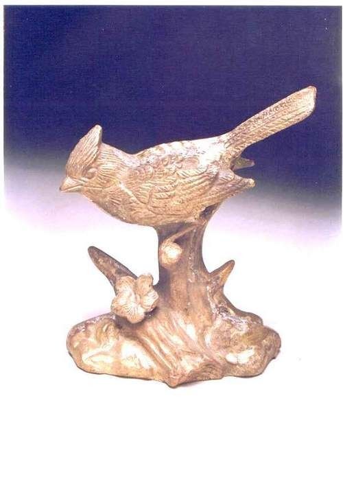 Bird Sculpture - Color: Golden