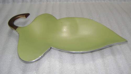 Peach Shaped Aluminium Platter