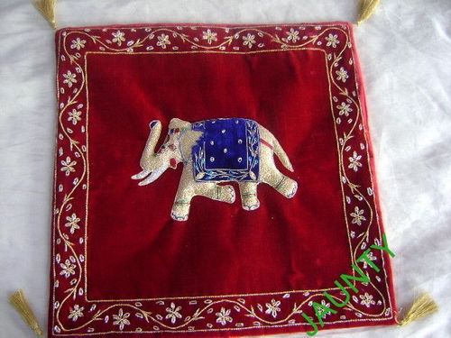 Hand Embroidered Velvet Cushion Covers