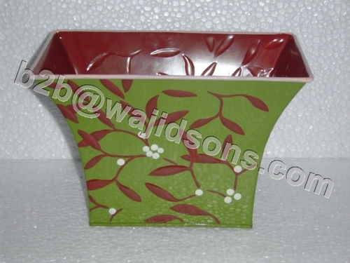RECTANGLE HAND PAINTED PLANTER