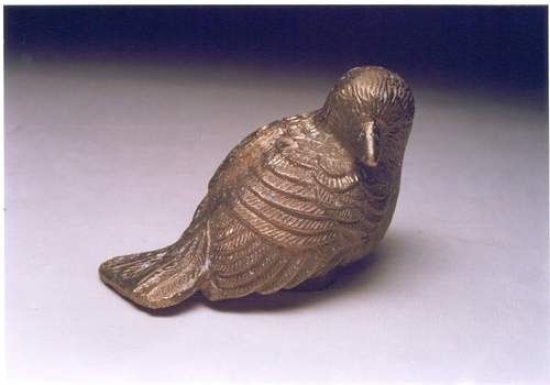 Sparrow Bird Sculpture - Color: Golden