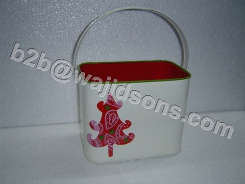 RECTANGLE HAND PAINTED PLANTER