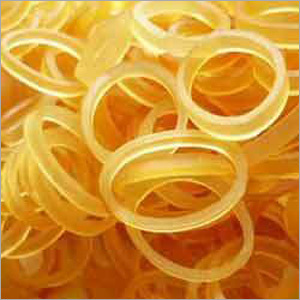 Fluorescent Rubber Band - 100% Latex, Variable Diameter, Yellow | High Elasticity, Bright Colors, Customizable, Durable