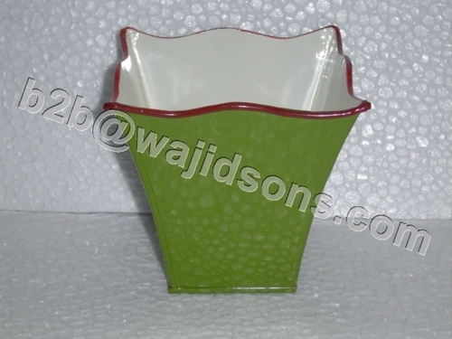 HAND PAINTED SQUARE PLANTER