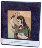 hand made paper gemstone diary