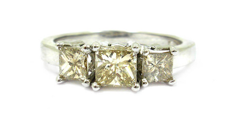14K White Gold Diamond Rings