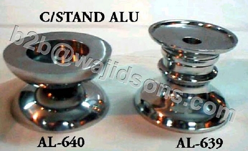 ALU Candle Stand - Aluminum, Multiple Sizes, Silver | Elegant Design, Durable, Easy to Clean, Stable Base
