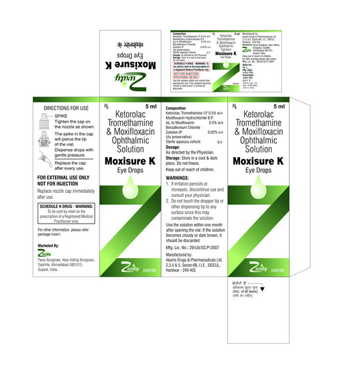 Moxisure-K Eye Drops