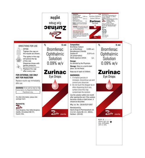 Zurinac Eye Drops