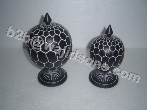 DECORATIVE FOOTBALL ACCENT DECOR