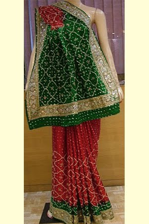 Bandhani Saree