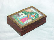 Teek Wood marble painting box