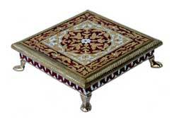 White Metal Meena Chowkee.