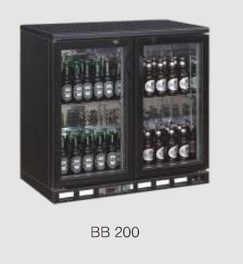 Back Bar Cooler Black Bb 200