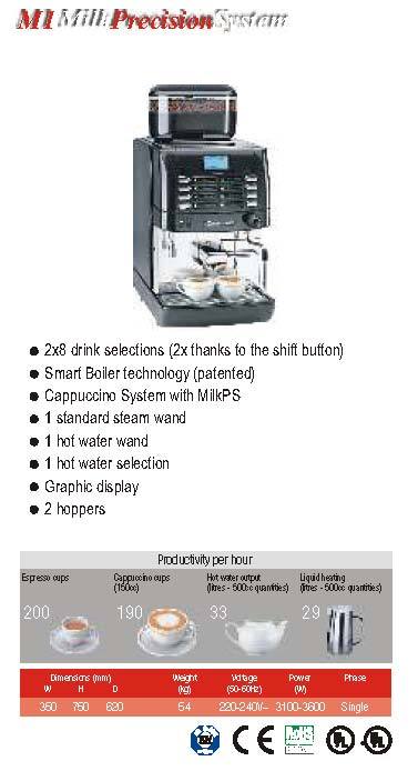 Super Automatic Coffee Machines - M1