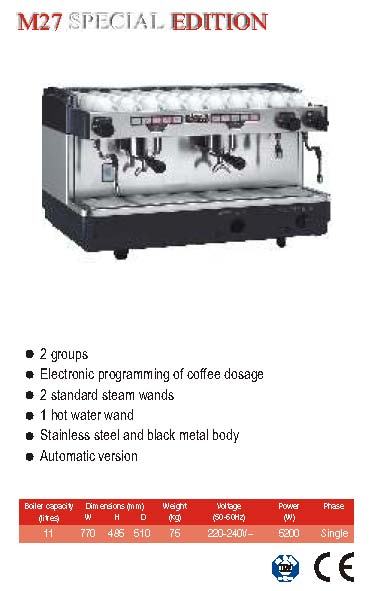 Traditional Coffee Machine - M-27 SPECIAL