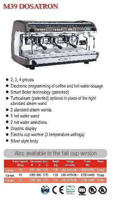 Traditional Coffee Machine - M-39 DOSATRON